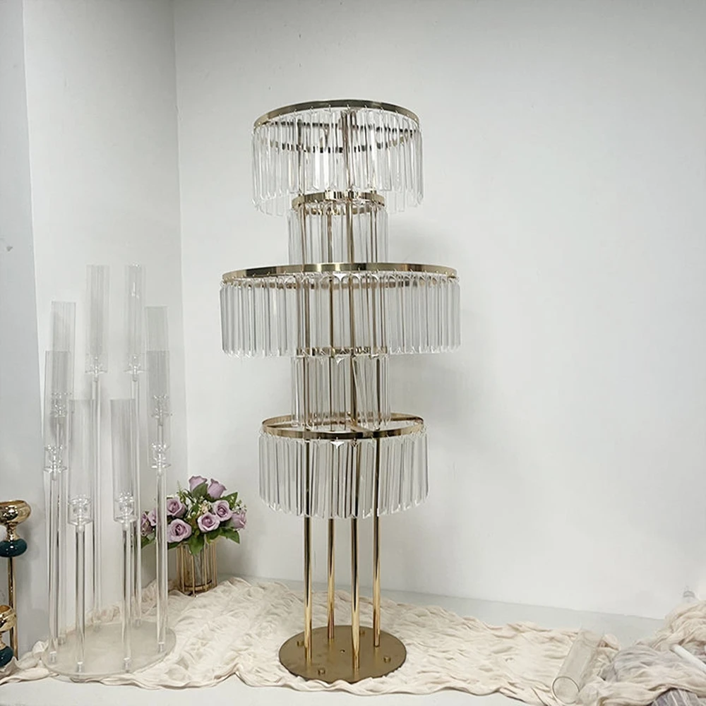 

120 см, 2-6 шт.) Высокие акриловые металлические центральные элементы для свадебного стола, свадебные центральные украшения и украшения стола, центральная часть стола