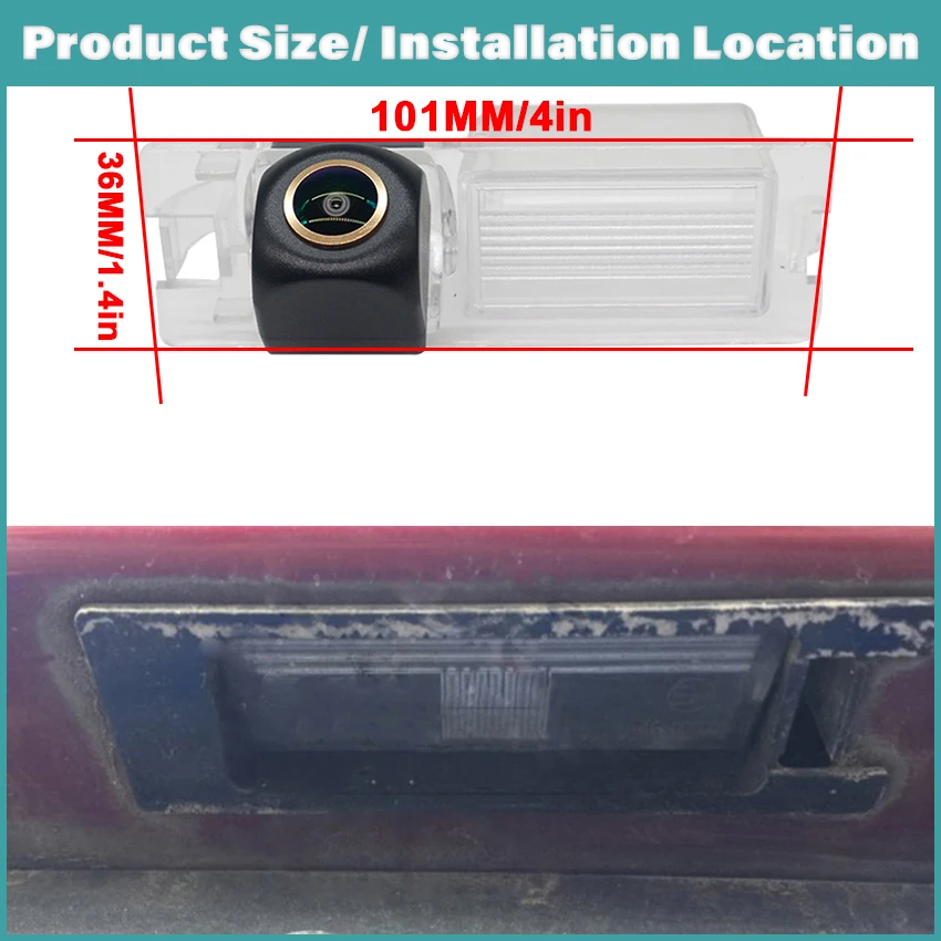 Golden Lens HD Night Vision Backup Rear View Camera For Fiat Grande Punto For Fiat Punto Evo For Fiat Avventura 3D 5D Hatchback