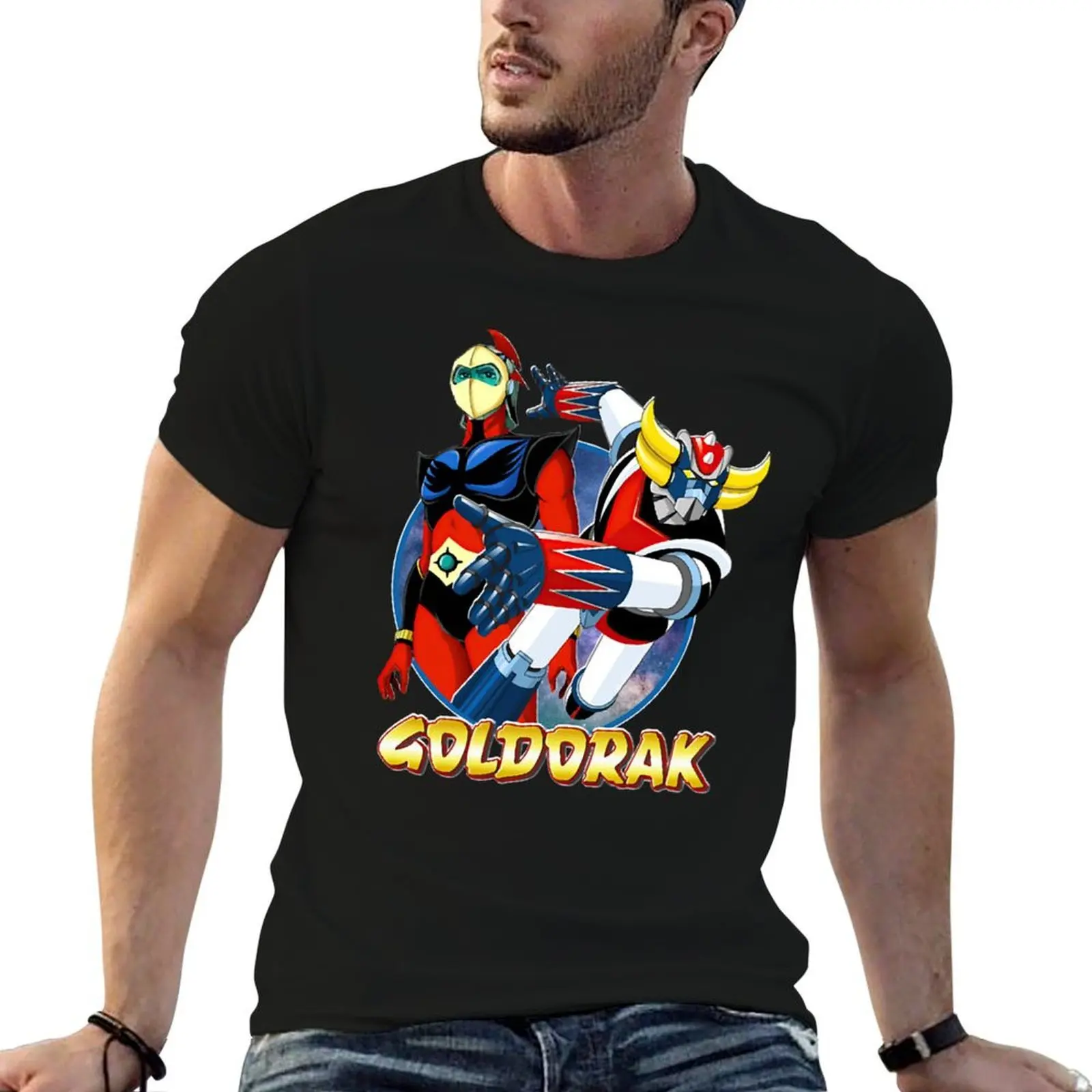 

Goldorak (Grendizer) T-Shirt t shirts with prints t shirt for man 100 percent cotton T-Shirt