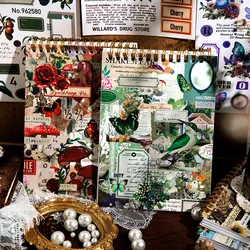 50pcs Large size Vintage Stickers book Decorative collage Scrapbooking Diary Album Supplies DIY Junk Journal Material