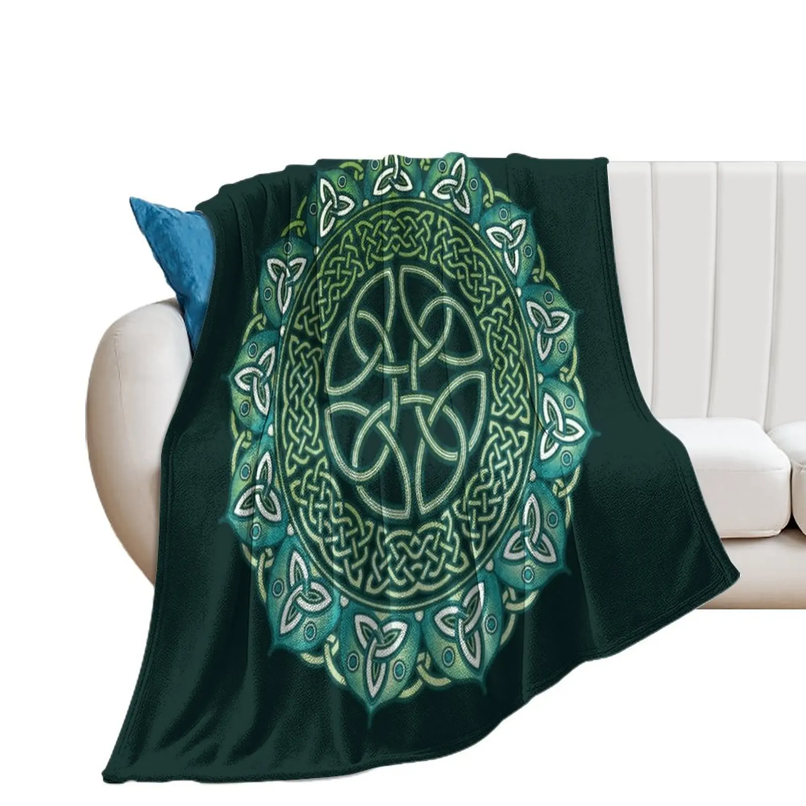 

Celtic Mandala Throw Blanket Hair Sofa Throw Picnic Blankets