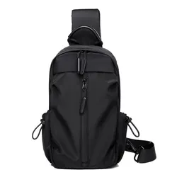 Men's Trendy Fashion Chest Bag Men And Women Universal Business Outdoor Waterproof Crossbody Shoulder Bag