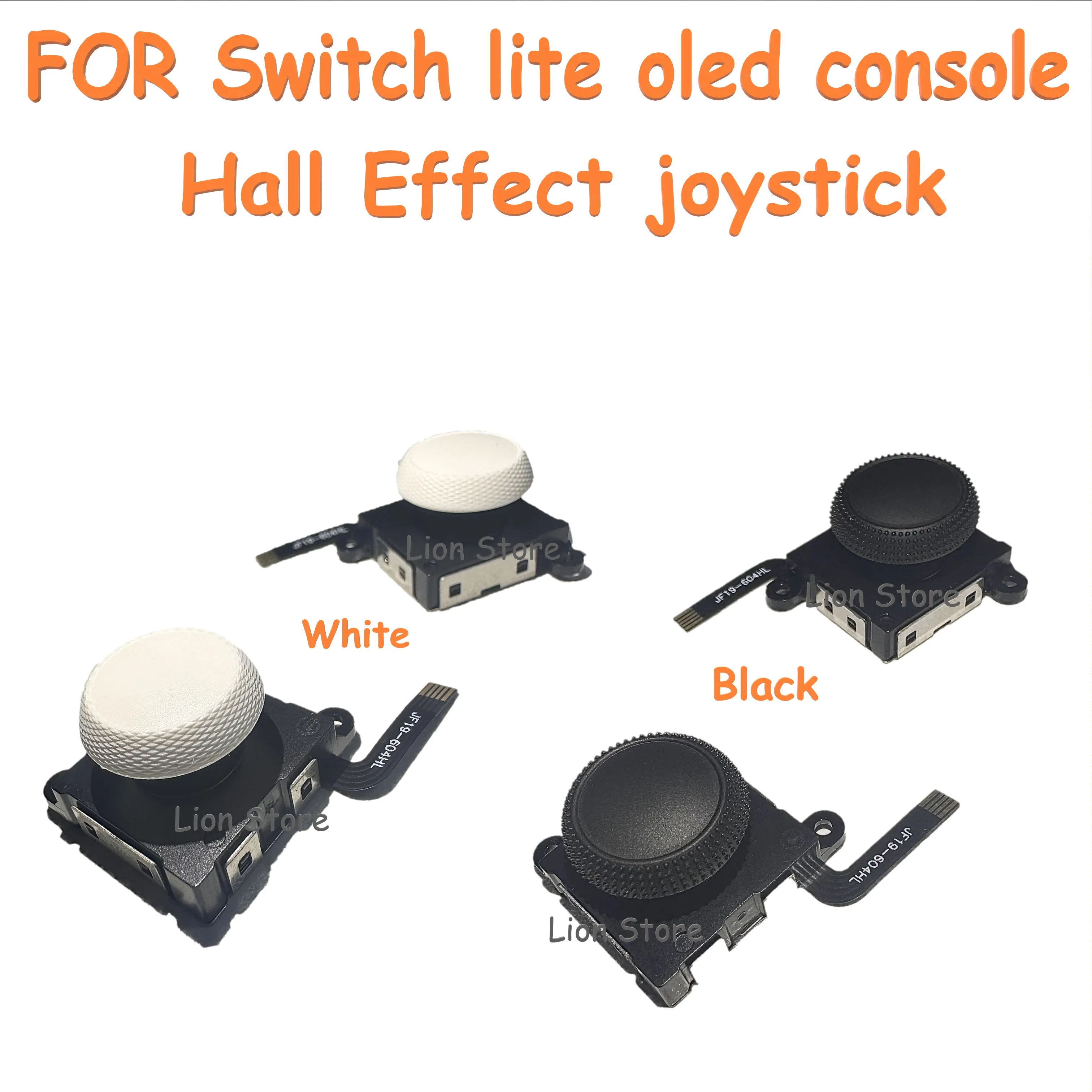 Per SWITCH lite console oled Joycon effetto Hall Joystick 3D Stick analogico Nessun cablaggio e saldatura Nessuna deriva Nessun ritardo Calibrazione