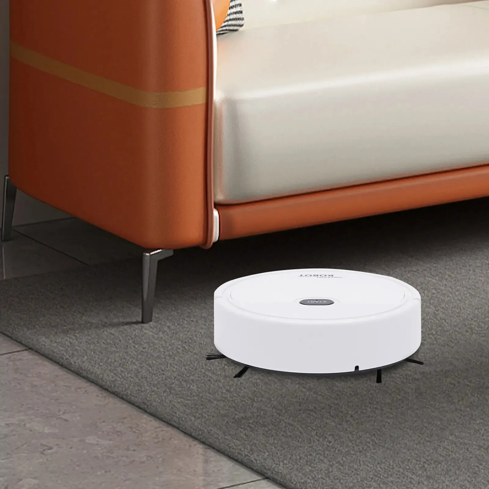 Robot aspirateur Robot balayeuse avec fonction de nettoyage Station d'aspiration 500pa