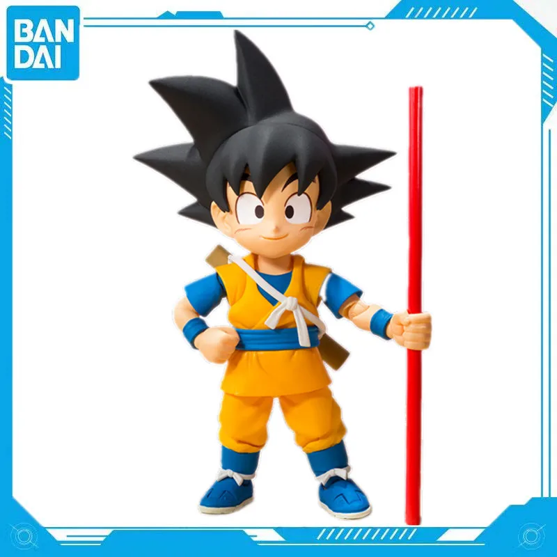 

Подлинная Bandai Dragon Ball DAIMA S.H.Figuart Teen Goku Kakarot ПВХ фигурка 7 см игрушка в подарок SHF сборная модель куклы коллекция