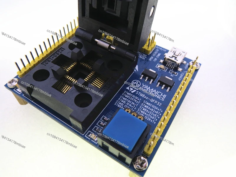 STM8S ST8  QFP32 IC51-0324-1498 IC Burning Seat Adapter Testing Seat Test Socket Test Bench