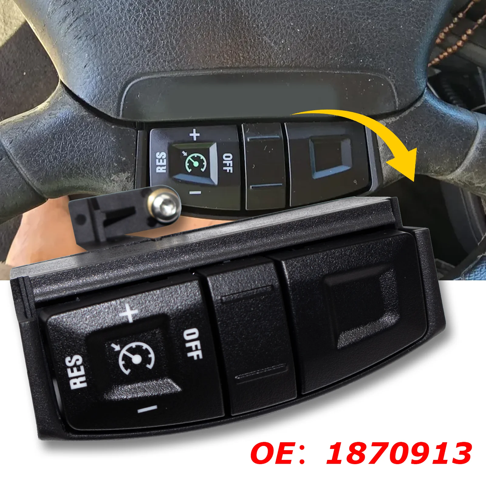 1870913 Truck Steering Wheel Panel Switch Module Power Switch Button High Quality Switch For Scania R Series Truck Accessories