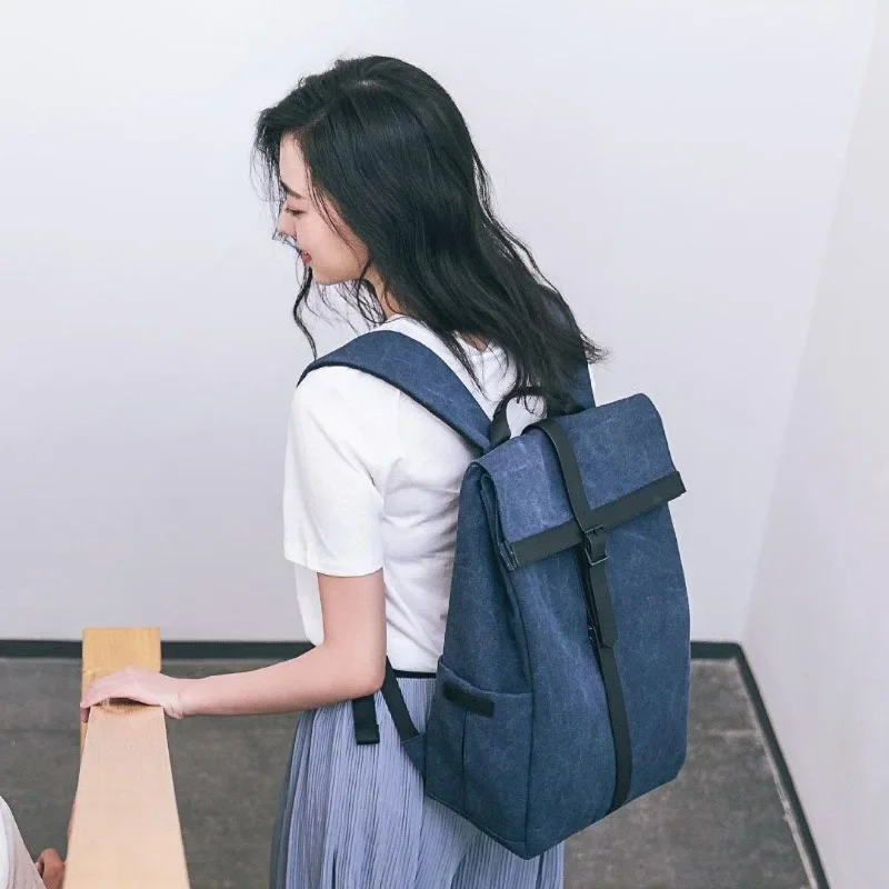 Xiaomi 90FUN Ginder Oxford Casual Backpack Is Sturdy and Durable Capable of Accommodating 15.6-inch Laptops Commuting Travel Bag