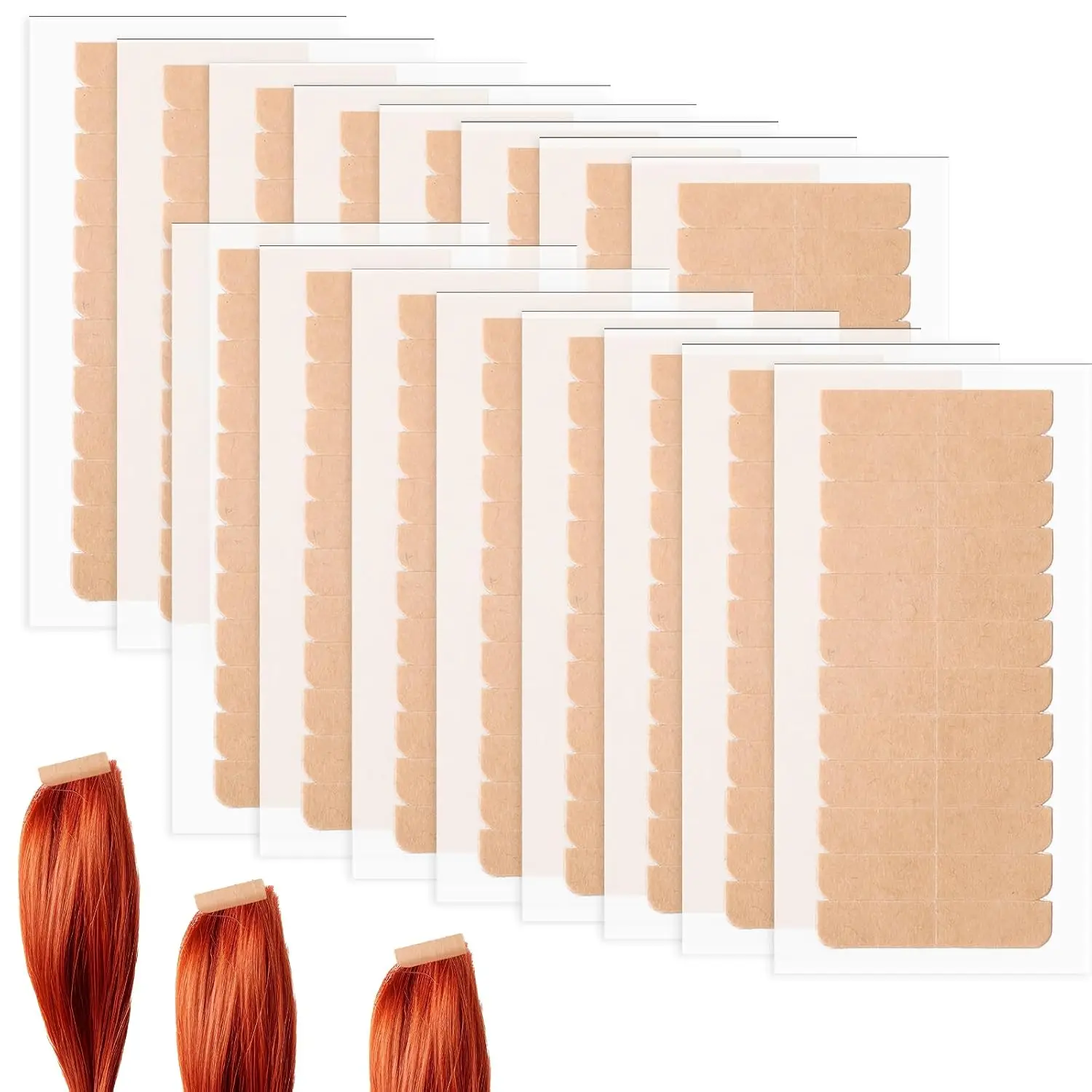 New Hair Extension Tape, Strong Adhesive Replacement Hair Tape Professional Wig Tapes Beauty Tools for Wigs Hairpiece Supplies