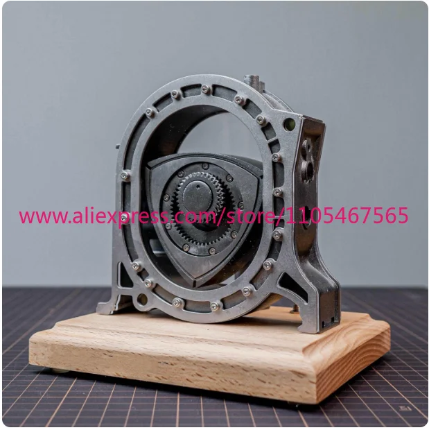1PCS Engine Mechanical Toy Engineman 600RPM Wankel Engine Model Kit Metal Ornament 304 Stainless Steel Rotary