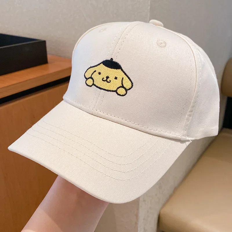 New Children's Sanrio Hello Kitty Kuromi Cap Cotton Cartoon Cinnamoroll Baseball Cap For Kids image 5