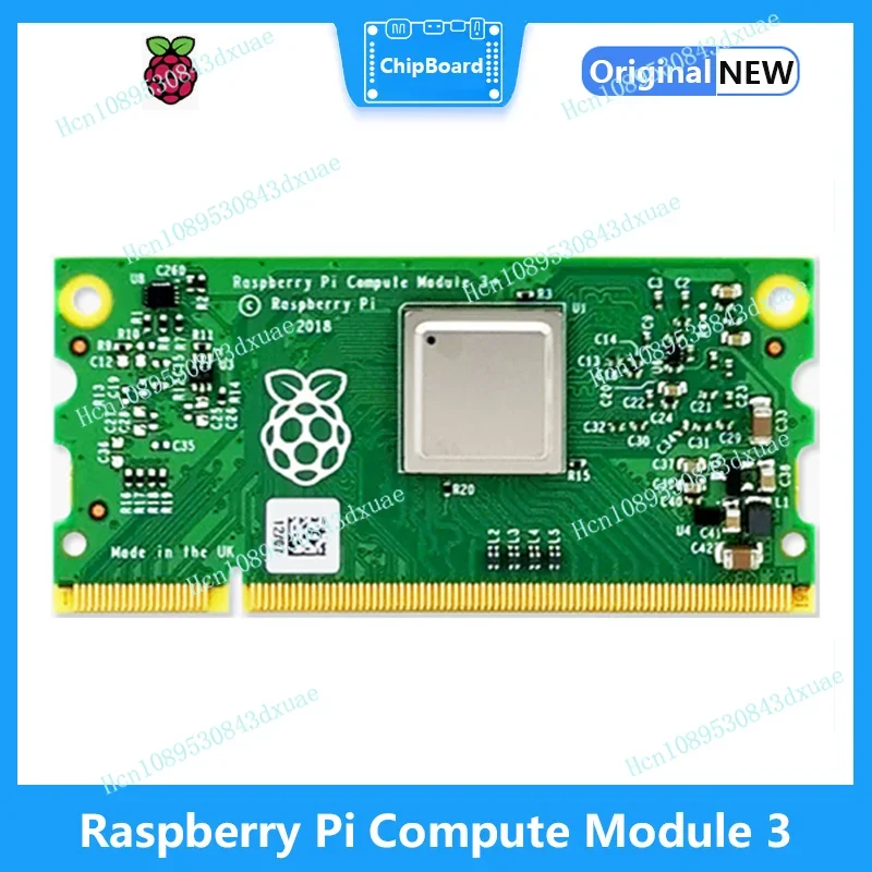 

Вычислительный модуль Raspberry Pi 3+ Lite/32 ГБ 1 ГБ ОЗУ 64-битный 1,2 ГГц BCM разъем Raspberry Pi 3 SODIMM поддерживает Windows10 CM3
