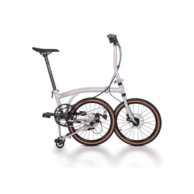AliExpress litepro Litepo Portable Tri-fold Folding Bicycle S20D 20" 9-Speed Disc Brake Aluminum Alloy Frame Bike