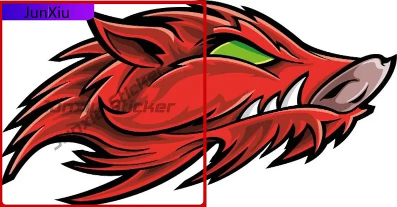 

Angry Wild Boar Animal Vinyl Sticker Car Bumper Waterproof Decal Styling Decor Custom Car Decals Adventure Motorcycle Stickers