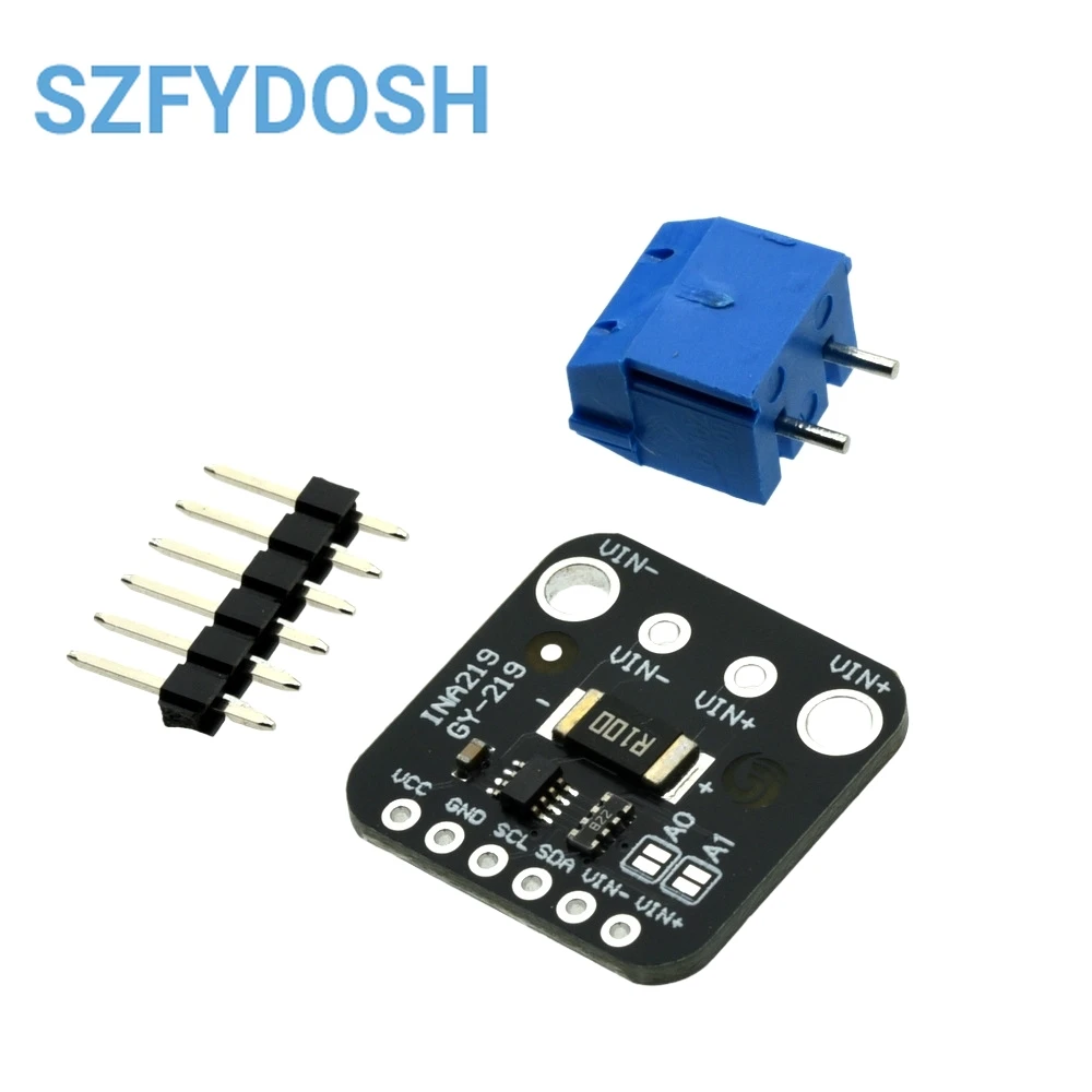 INA219 Modul Breakout Sensor Catu Daya DC Dua Arah DIY 3V-5V IIC I2C Modul Sensor Pemantauan Daya