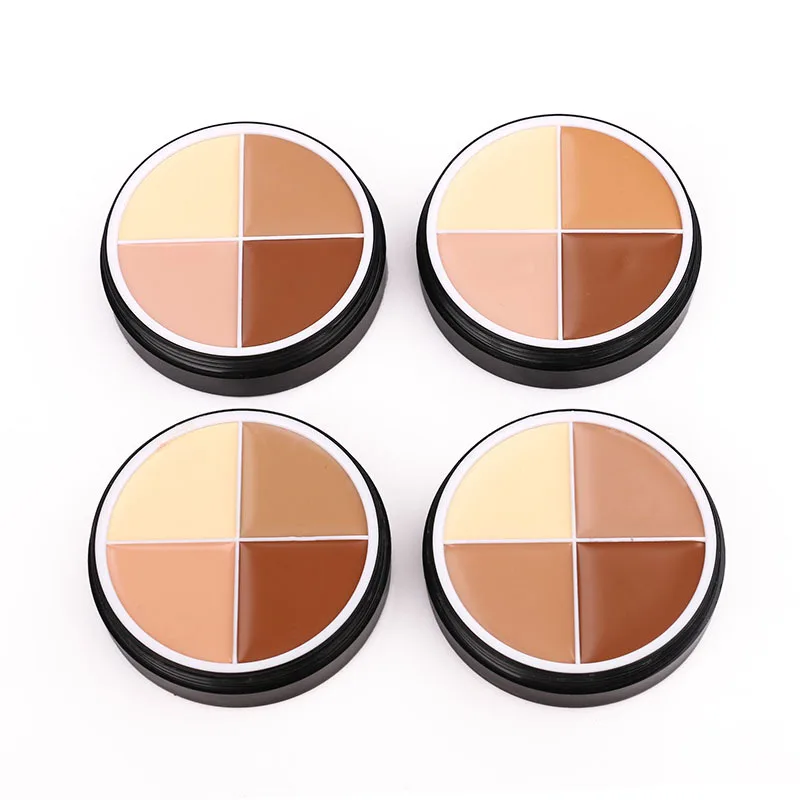 MENOW 4 color foundation cream, concealer, color matching, make-up cosmetics, moisturizing and waterproof