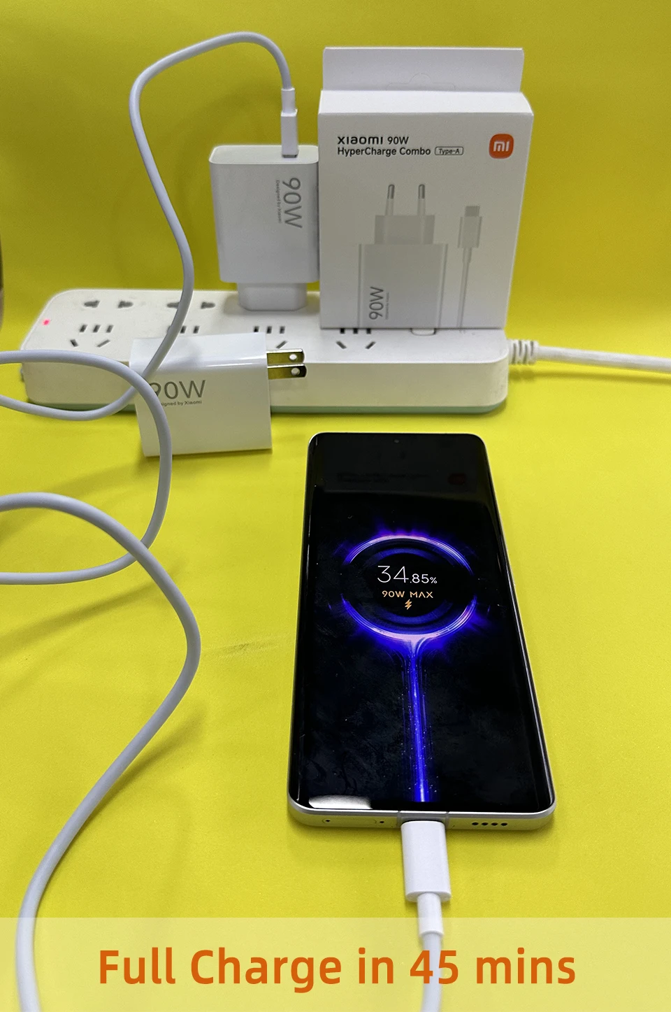90W XIAOMI Charger Usb C MDY-15-EK 90 W Hyper Turbo Charge Travel Adapter Xiao MI 14 Pro 13 T 15T Ultra 17 X7 F7 Redmi Note 12 - náhled 3