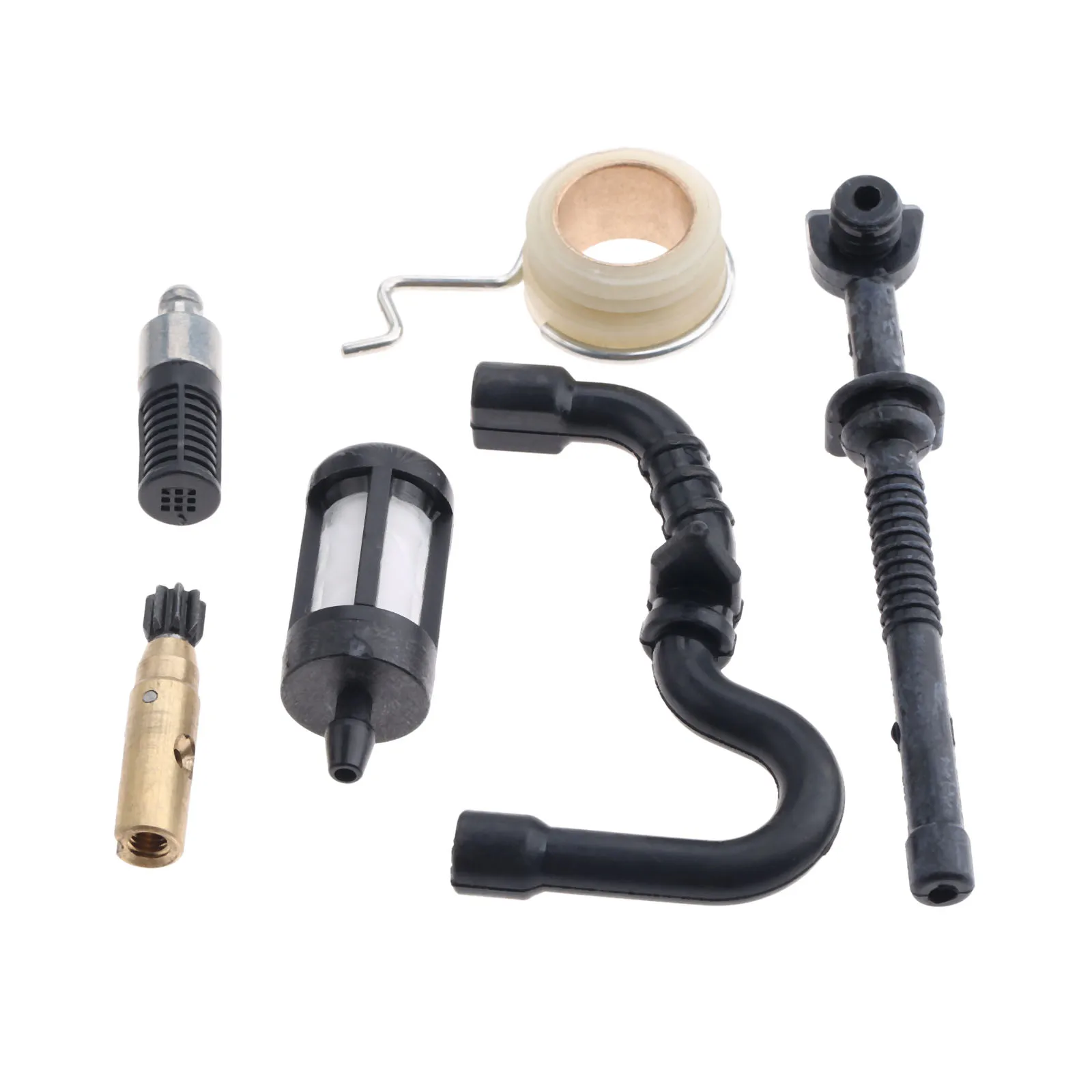 1Set Oil Pump Worm Gear Fuel Oil Hose Filter Service Kit for STIHL MS170 MS180 017 018 Chainsaw Replacement Parts