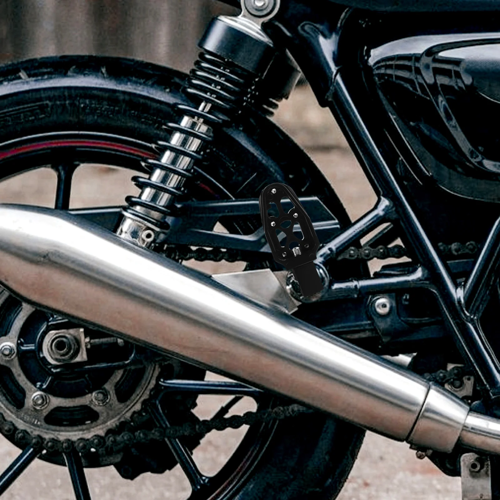 

2Pcs Motorcycle Foot Pegs Aluminum Alloy Anti-Skid Footpegs Universal Fit Dirt Bike Off Road Pit Bike Pedals Accessories