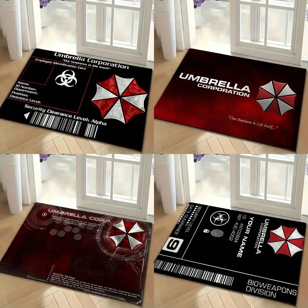 U-Umbrella C-Corporation Floor Mat Soft Non Slip for Entry Door Bathroom Indoor Home Decorative Carpet