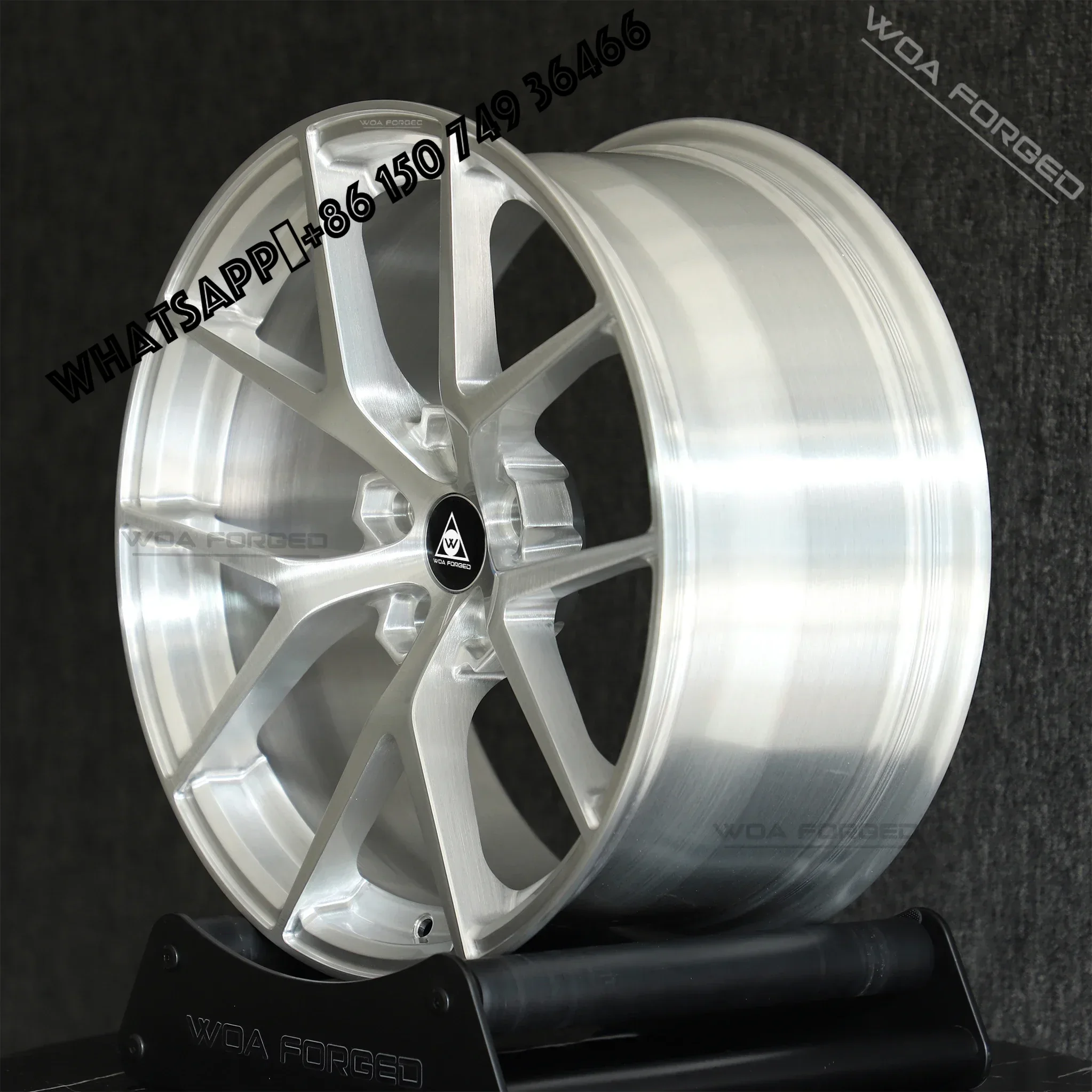 

6061-T6 Custom Lightweight Forged Aluminum Alloy Wheels Deep Concave Design Brushed Clear for BMW M3 Porsche 911 Perfor
