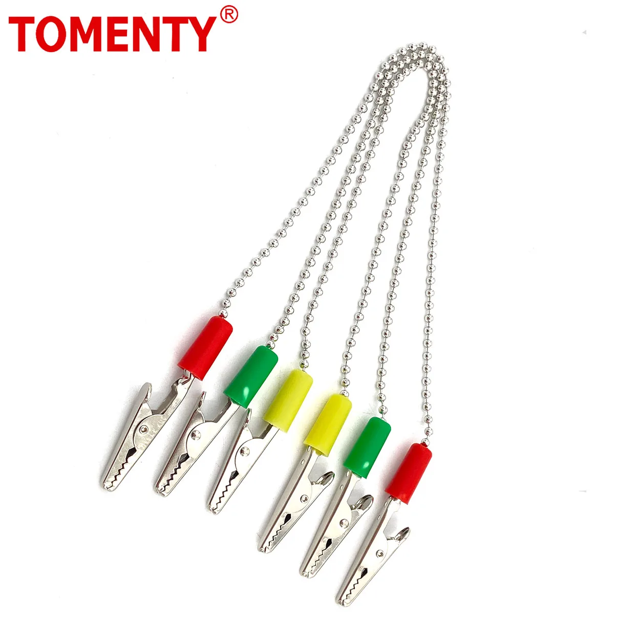 5pcs Dental Scarf Clip Scarves Aprons Pad Bib Iron Beads Clip Reusable Dental Bib Clip Baby Patient Scarf Dentistry