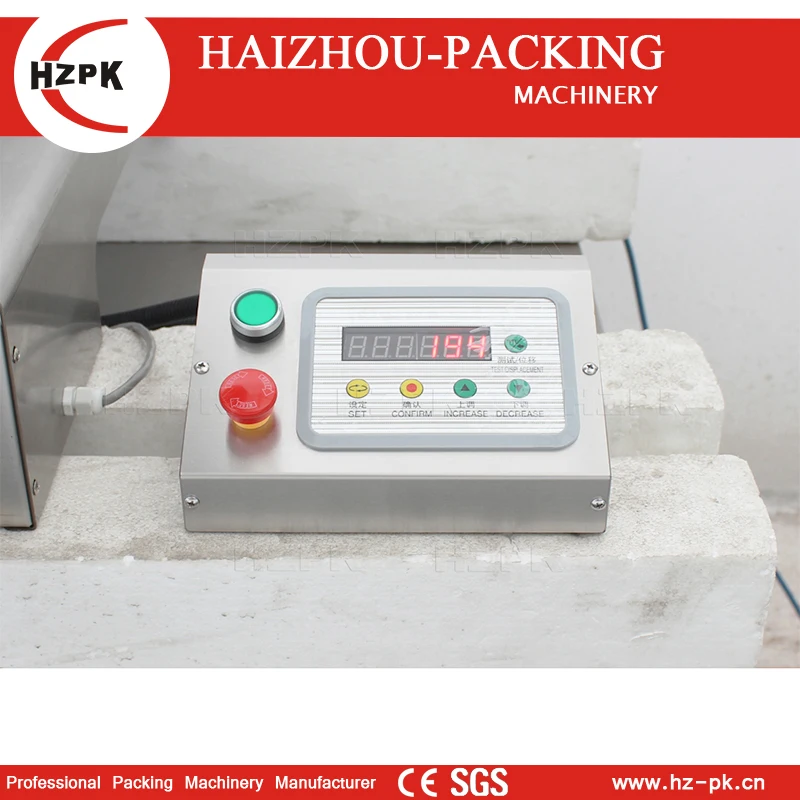 HZPK Semi-automatic Paste Filling Machine Conveyor Belt Accessories Can Be Used To Fill Beverages Jams HZ-1400S