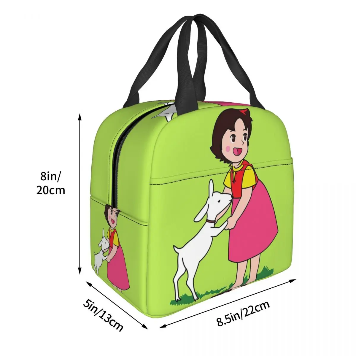 Heidi Lunch Bags Insulated Bento Box Portable Lunch Tote Leakproof Picnic Bags Cooler Thermal Bag for Woman Girl Travel