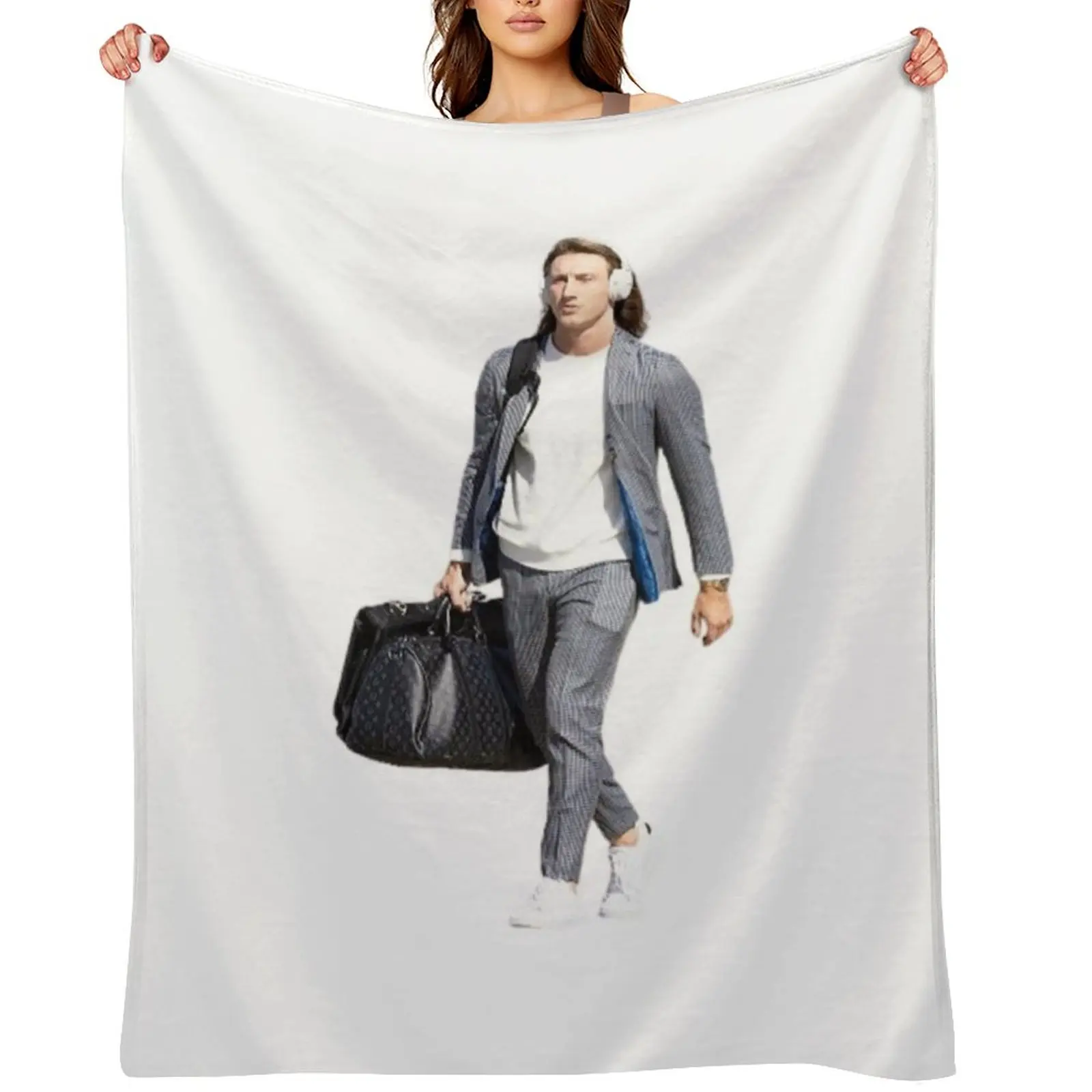 

Trevor Lawrence Throw Blanket christmas gifts Luxury Throw Picnic Summer Beddings Blankets