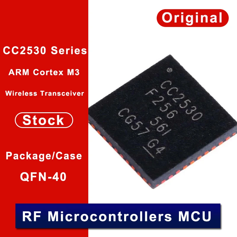 5pcs New Origina CC2540F256RHAR CC2540F128RHAR CC2540TF256RHAR CC2540F256 CC2540F128 CC2540TF256 RF Microcontrollers MCU