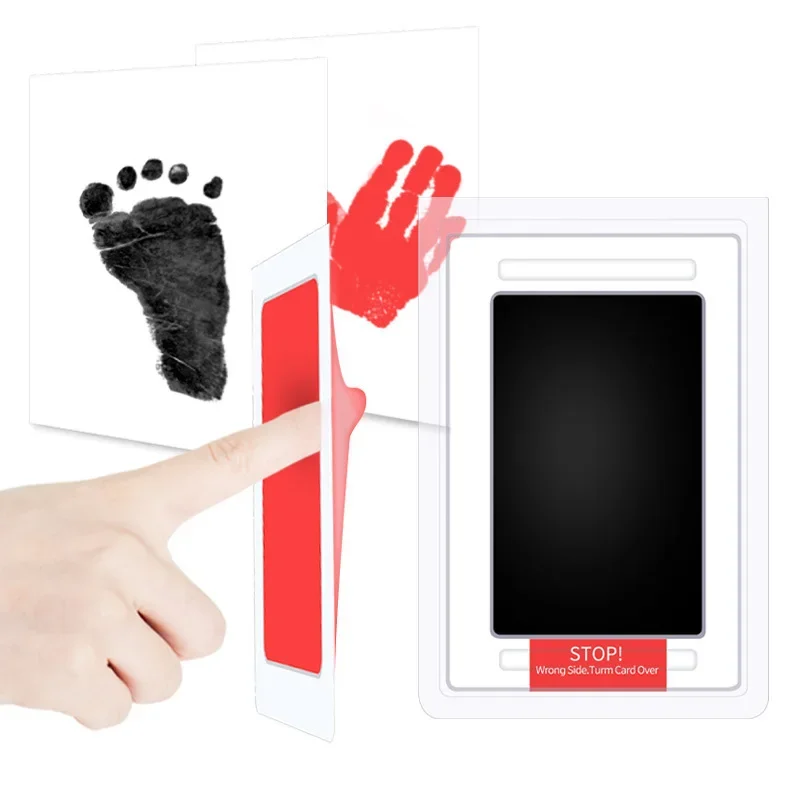 Baby Handprint Footprints Ink Pads Safe Non-toxic No-Touch Skin Inkless Inkpad Kits Pet Cat Dog Paw Prints Souvenirs Gifts