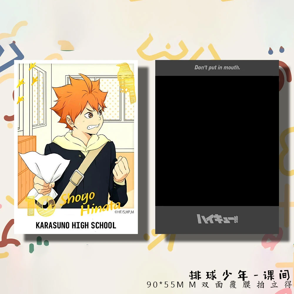 Anime Haikyuu!! Kozume Kenma Tobio Kageyama Cosplay Break Series Instant Camera Lesser Calorie Ambitus