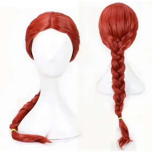 Halloween Synthetic Wigs Movie Toys Women Jessie cosplay wig cowgirl red hair Role play Jessie braid wig