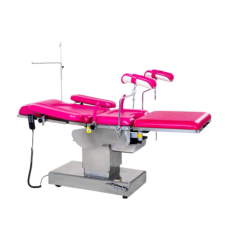 Electric Hospital Gynecological Operating Table Multi Drawer Electric Gynecological Surgical Table