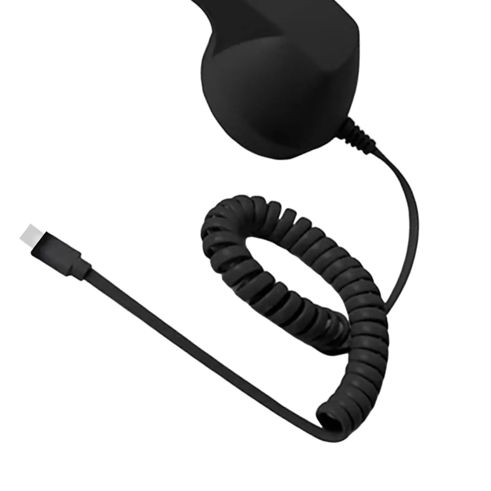 Telephone Wired Handsets Type-C Creative Telephone Head Set Portable Vintage Phone Headset for Cell Mobile Video Conferences