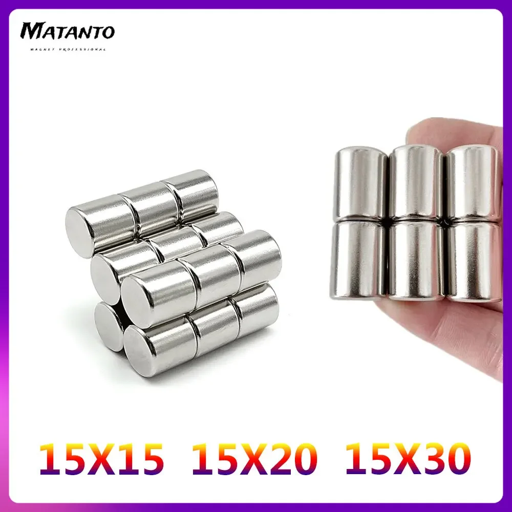 

1/2/5/10Pcs 15x15 15x20 15x30 mm Neodymium Magnet N35 NdFeB Round Super Powerful Strong Permanent Magnetic imanes Disc