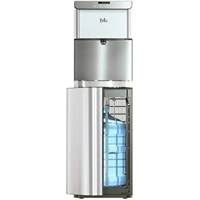 

Bottom Load Water Cooler Dispenser - Tri-Temp, Adjustable Temperature, Self-Cleaning, Touch Dispense, Child Safety Lock