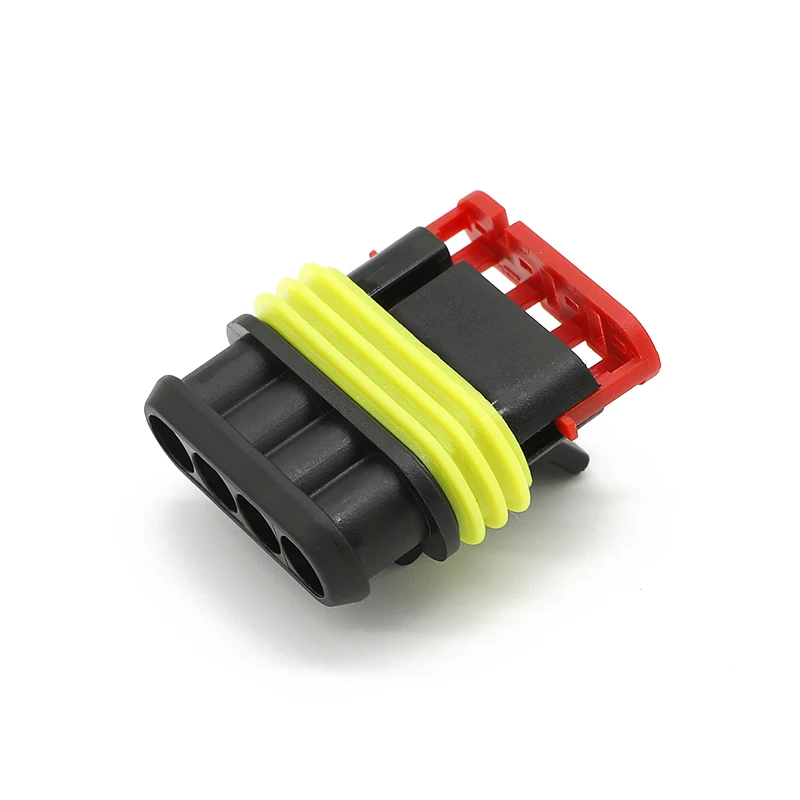 282088-1 AMP/TE نوع 4 حفرة أنثى موصل مقاوم للمياه الأسلاك تسخير موصل DJ7041-1.5-21