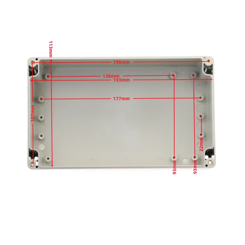 1pcs 200x120x75mm Plastic Project Box Electronic Box Enclosure Waterproof Housing Case