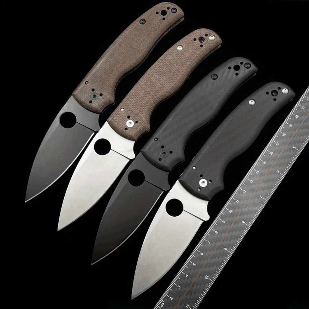 Cuchillo plegable de bolsillo C229 EDC, herramienta táctica de supervivencia al aire libre para acampar y cazar, herramientas manuales portátiles de alta calidad