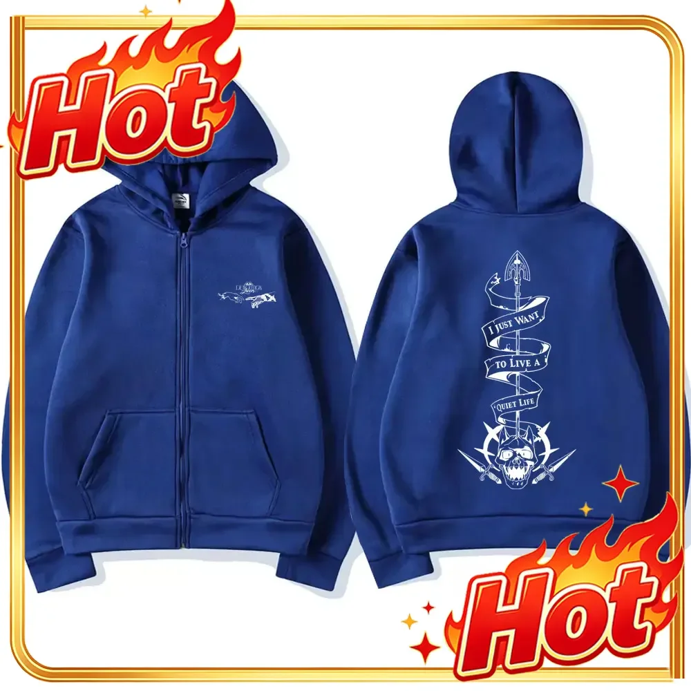 Anime JoJo's Bizarre Adventure Killer Queen Graphic Zipper Hoodie Men Women Casual Vintage Zip Up Jacket Men's Zip Up Sweatshirt
