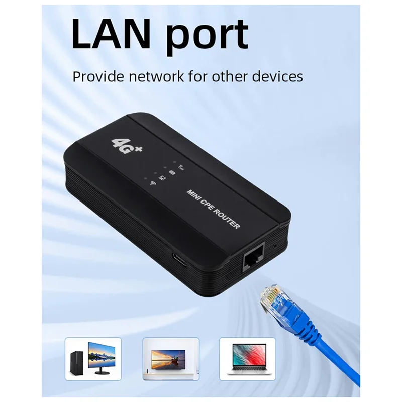 A46U New 4G Mifis Wifi 6 Router Portable Wifi With Lan Wireless Port Wifi Router Mini CPE Outdoor Hotspot Pocket Mifi - Image 3