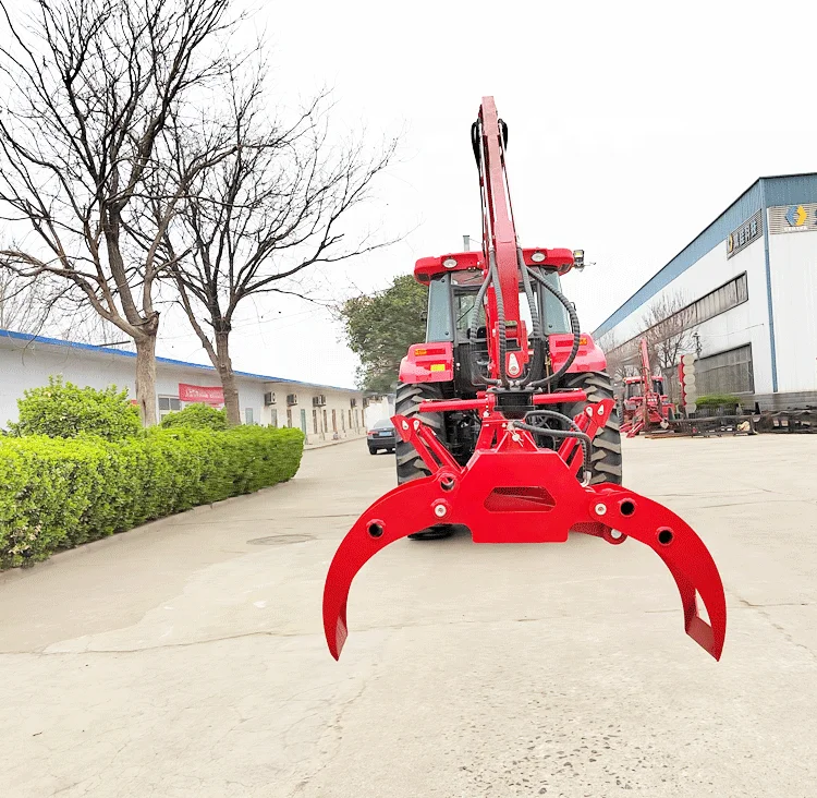 2025年林業機械!! ログクレーン販売中/木材グラブ