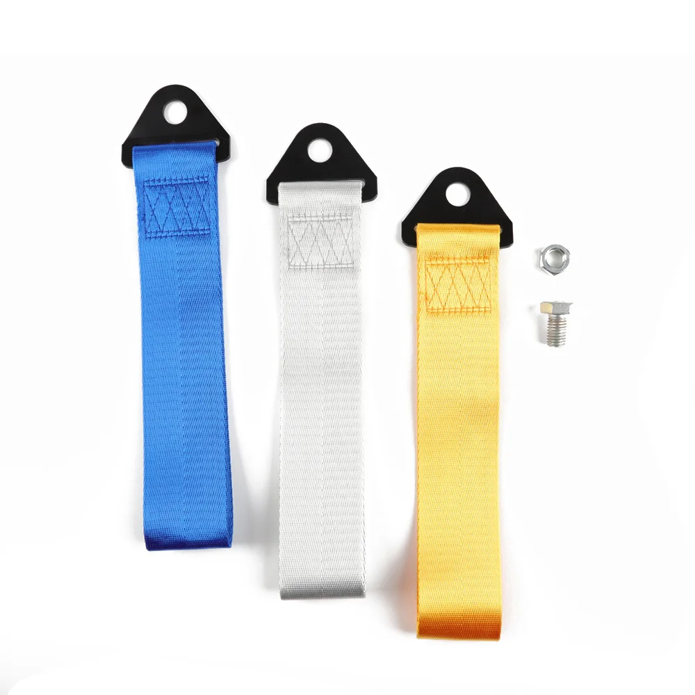 9 Colors Car Styling Fashion Tags Car Towing Nylon Ropes Hook Auto Tow Strap Accessories Unisex Gifts