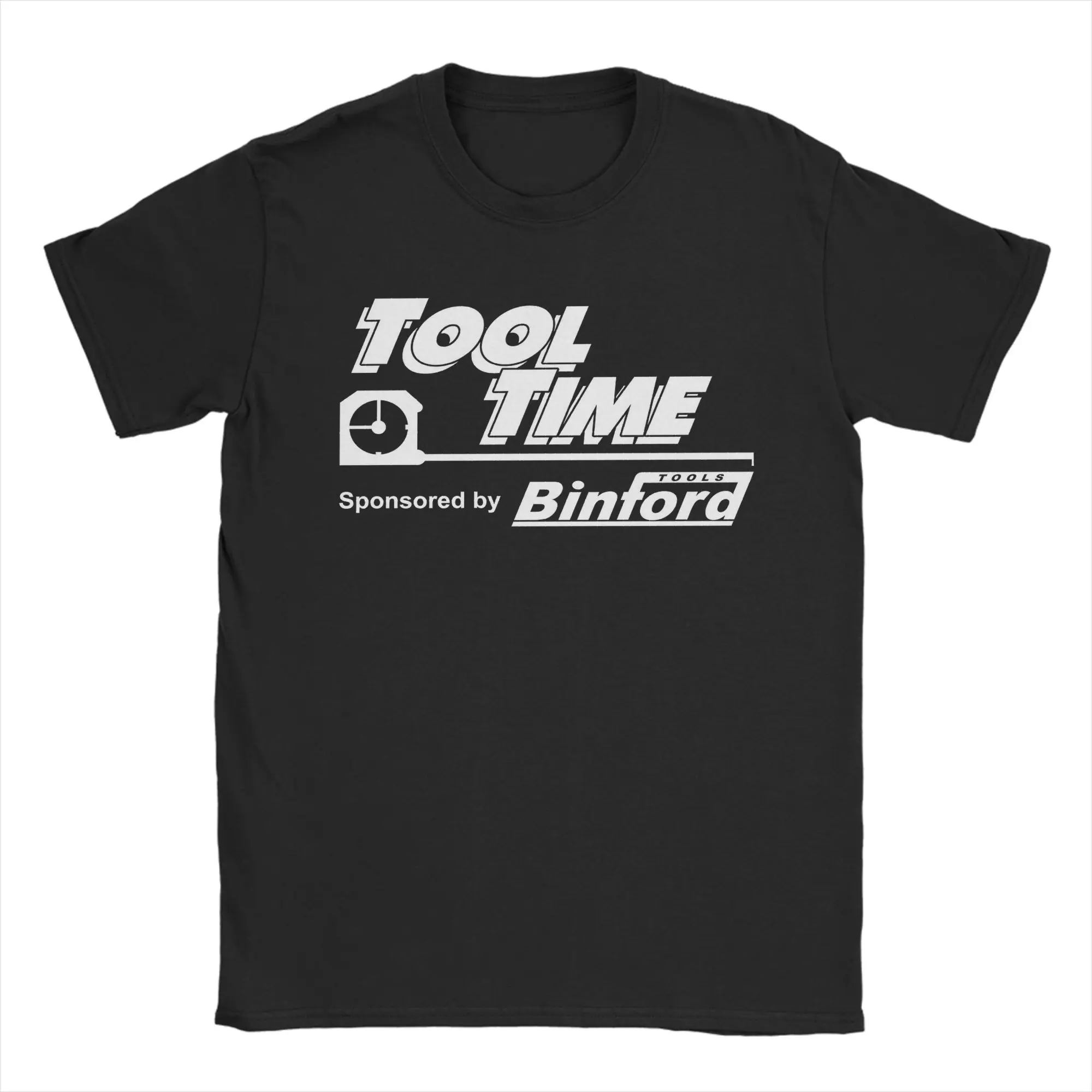 Men's Tool Time sponsored by Binford Tools Home Improvement Tv Show T Shirts Cotton Tops Vintage Tee Shirt Plus Size T-Shirt