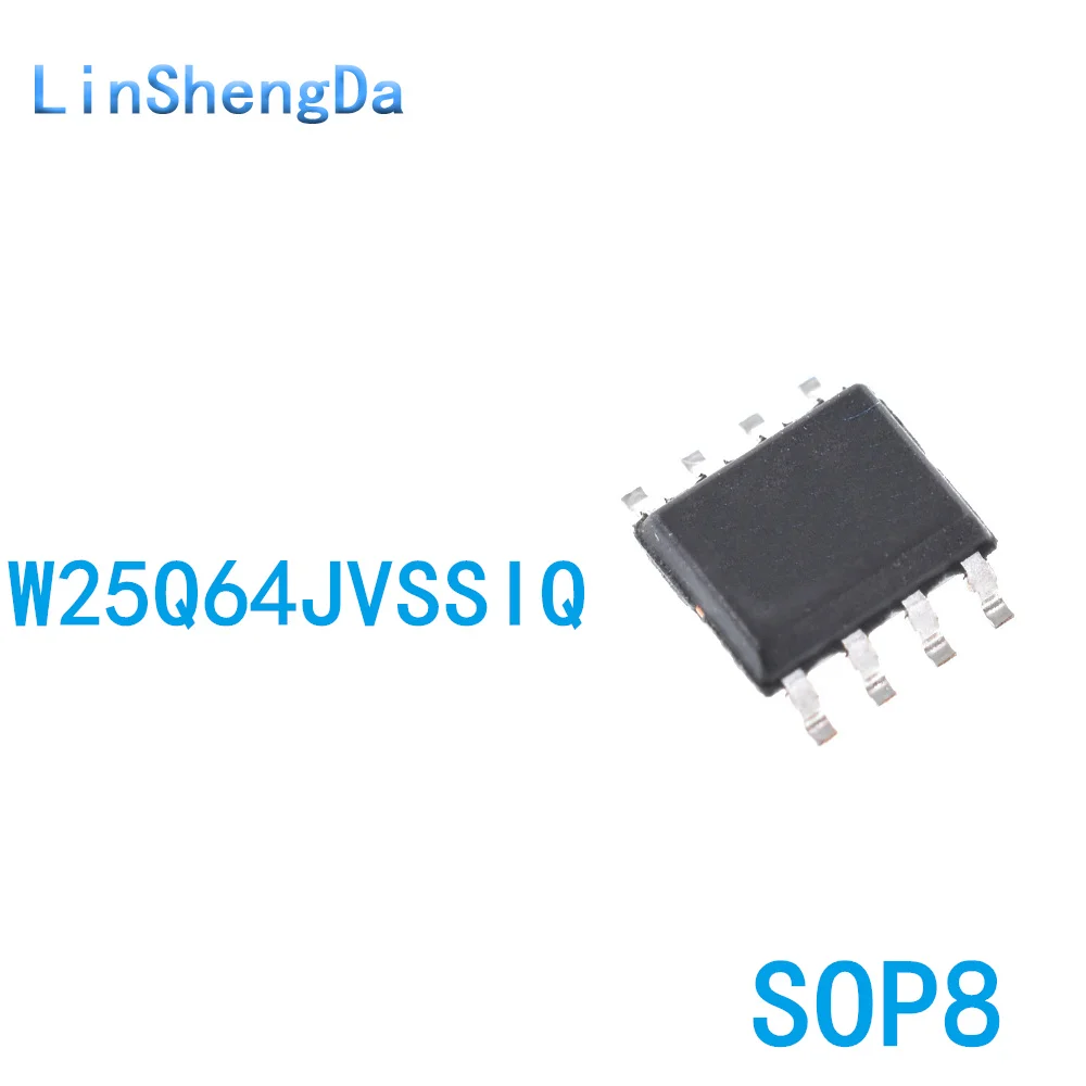 10PCS W25Q64JVSSIQ W25Q64JVSIQ SMT SOP8 FLASH Memory Chip