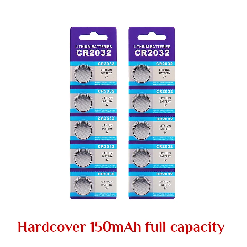 20PCS Button Coin Cell 3V CR2032 CR 2032 Lithium Battery DL2032 ECR2032 BR2032 for Toy Car Remote Control Calculator Motherboard