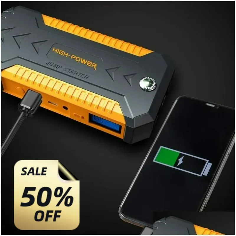 

Для насоса-насоса для Jumpstarter, автомобильный аккумулятор, внешний аккумулятор, 12 В, автомобильное зажигание, сильный запуск, литиевая батарея