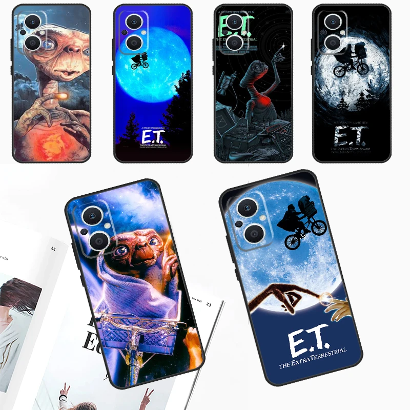 E.T. The Extra Terrestrial Movie Case For OPPO Reno 10 Pro 4Z 5Z 8T 4 5 6 7 8 Lite OPPO Find X5 X6 Pro X2 Neo X3 Lite Cover