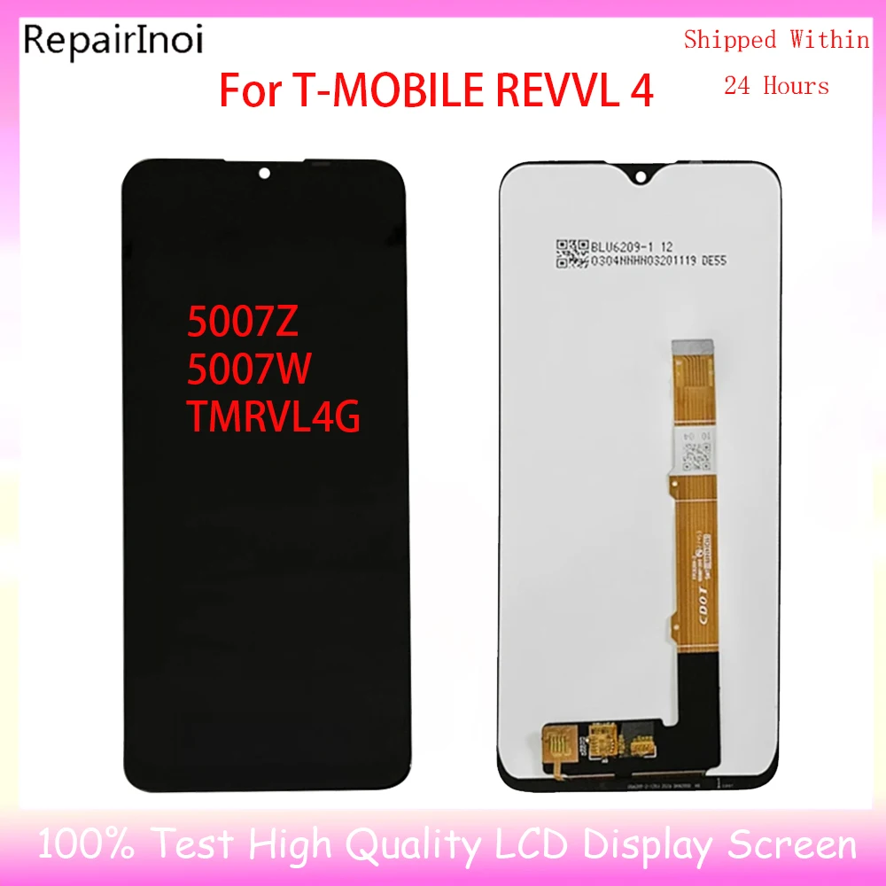 

6.22"100% Tested LCD Display For T-Mobile REVVL 4 5007Z TMRVL4G LCD Display Touch Screen Digitizer Assembly Replacememt Part